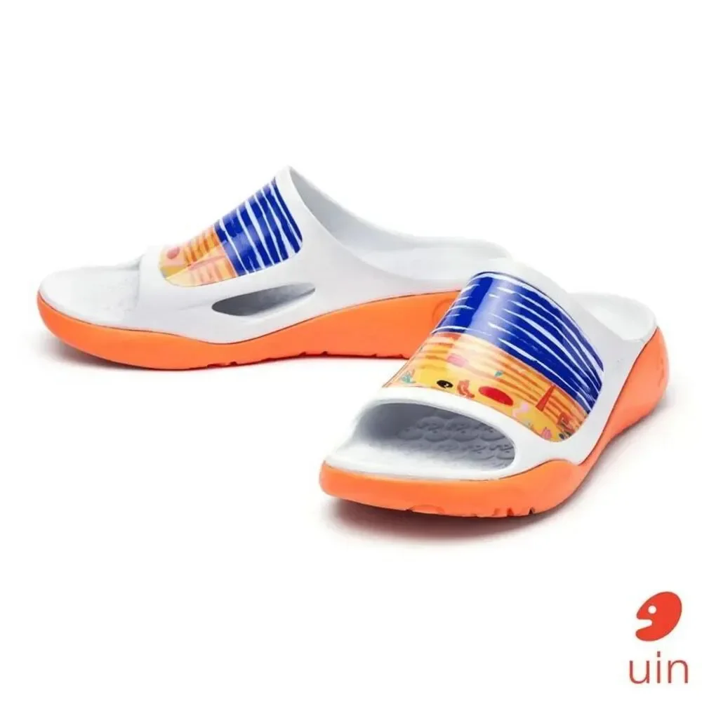 UIN Men's Sandals Beach Summer Travel Anti-Slip Slippers (at the beach ibiza)